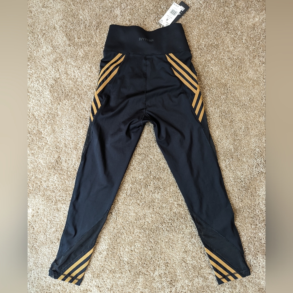 Beyonce Ivy Park x Adidas 3 Stripe Mesh Tights - Picture 3 of 5